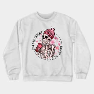 Funny Skeleton Valentine Crewneck Sweatshirt